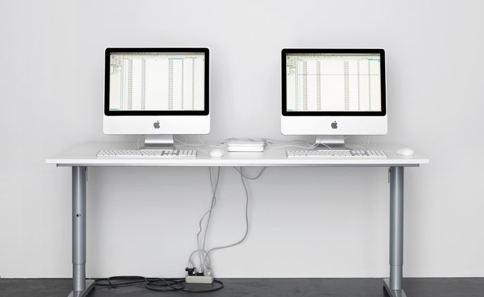 Cory Arcangel art with Apple iMacs