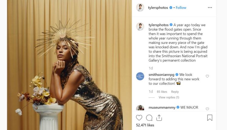 Tyler Mitchell Beyoncé portrait