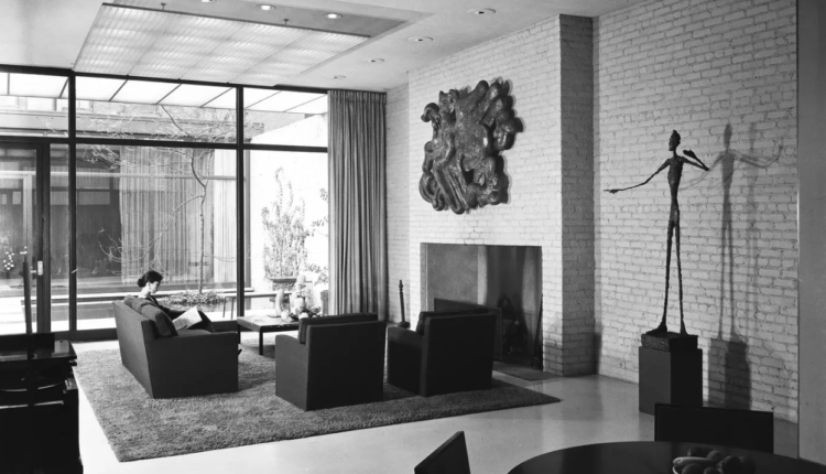 The Philip Johnson designed house