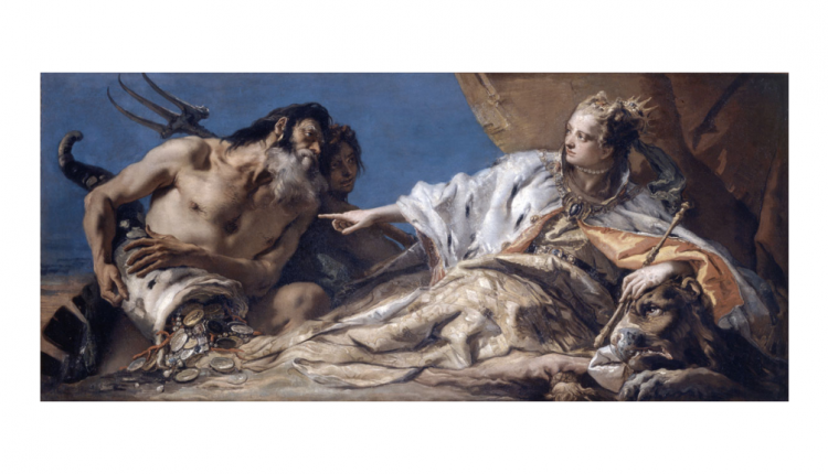 Neptune Offers Gifts to Venice by Giambattista Tiepolo