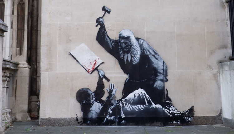 royal court banksy